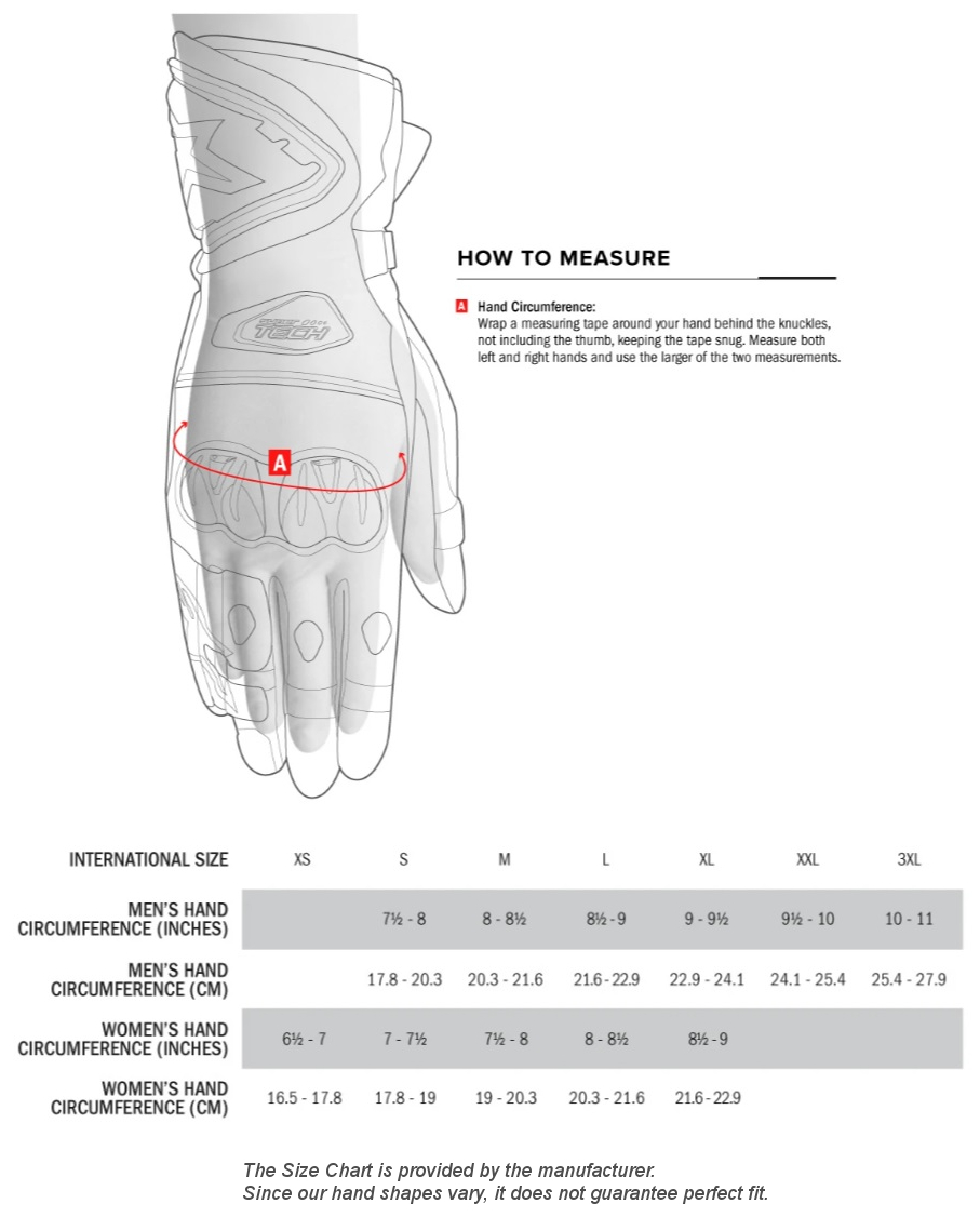 alpinestars-gloves-size-chart size chart