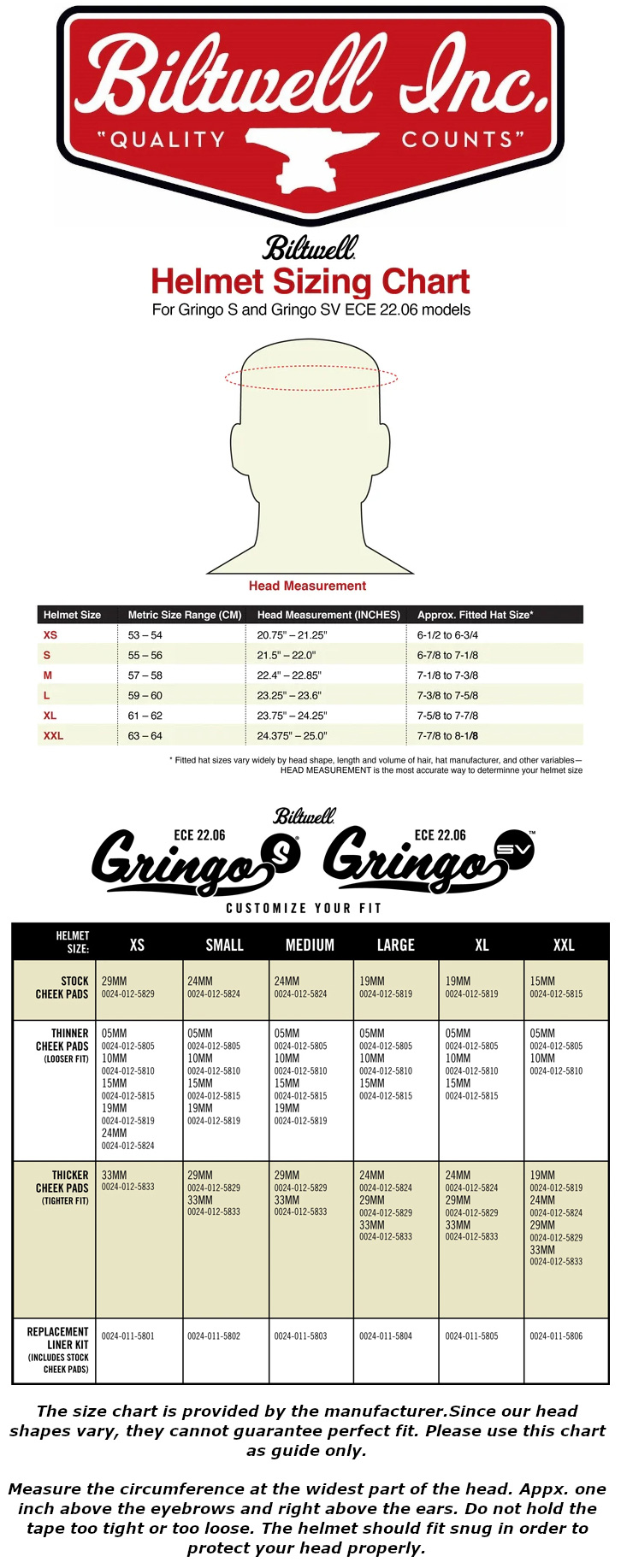 biltwell-gringo-sv-gringo-s-helmet-custom-chart size chart